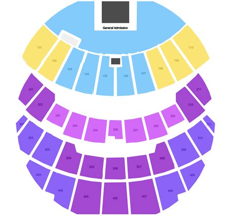 sphere seating chart with rows.